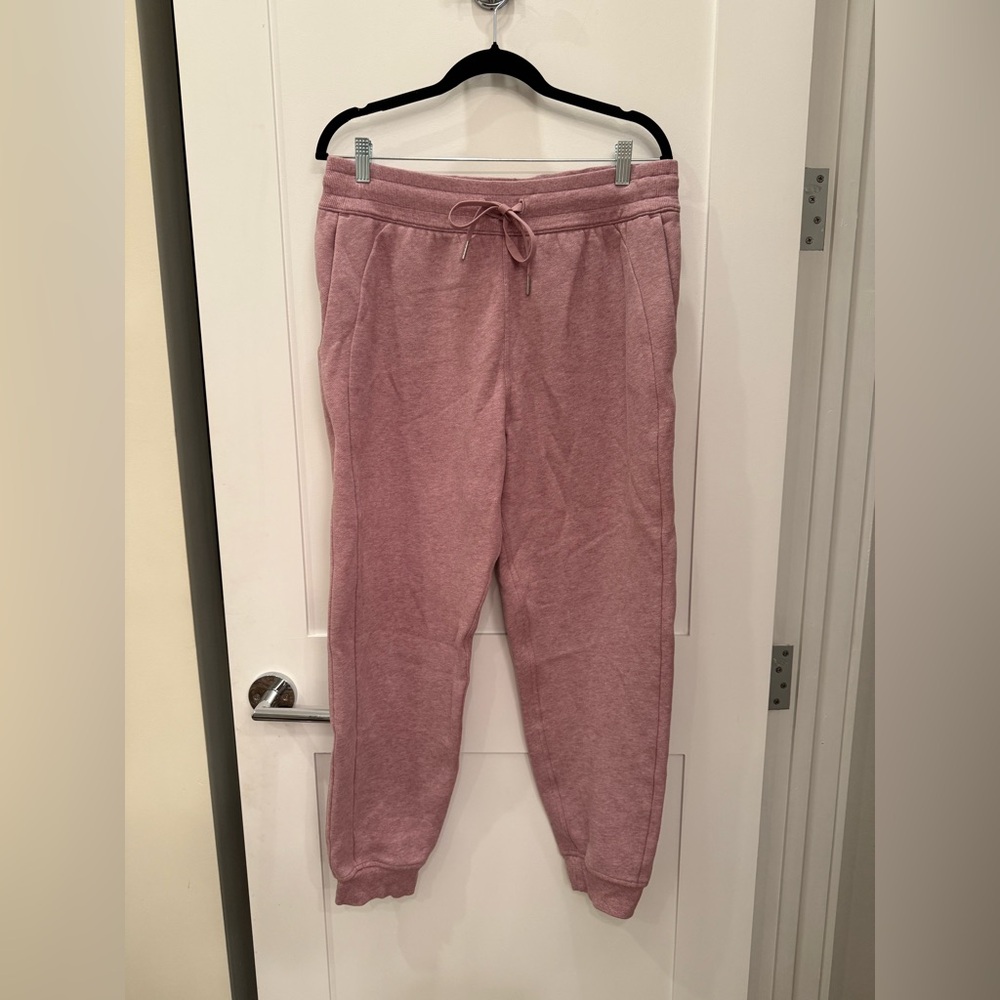 Lululemon dusty pink sweatpants size 12